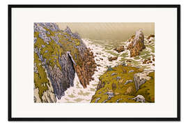 Gerahmter Kunstdruck Die Klippe
