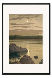 Gerahmter Kunstdruck Mondschein in Landmélus