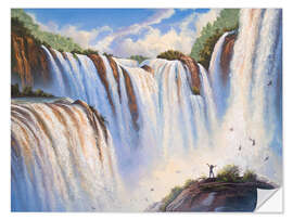 Sticker mural Waterfall