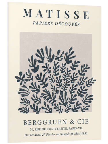 Foam board print Henri Matisse Berggruen & CIE III
