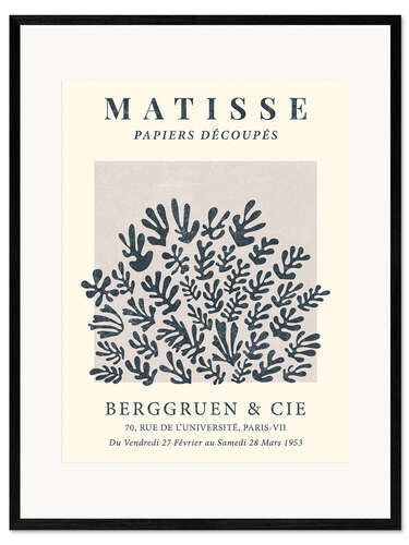 Ingelijste kunstdruk Henri Matisse Berggruen & CIE III