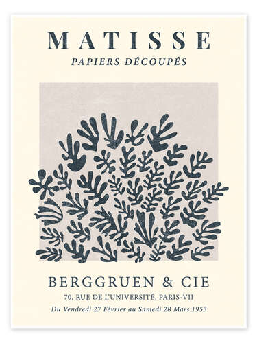 Poster Henri Matisse Berggruen & CIE III