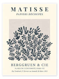 Póster Henri Matisse Berggruen &amp; CIE III - Henri Matisse