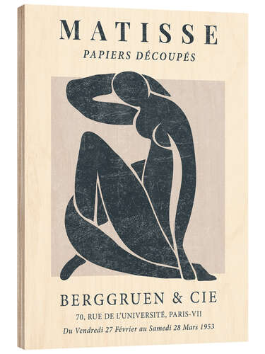 Puutaulu Henri Matisse Berggruen & CIE II