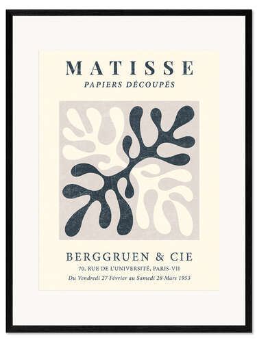 Ingelijste kunstdruk Henri Matisse Berggruen & CIE I