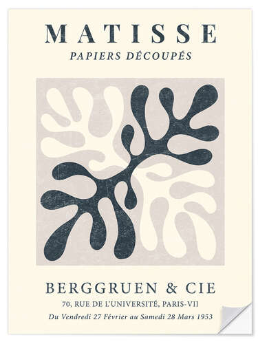 Sticker mural Henri Matisse Berggruen & CIE I