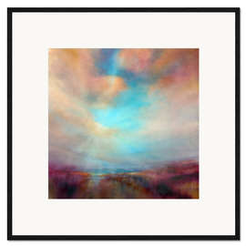 Innrammet kunsttrykk Heathland III