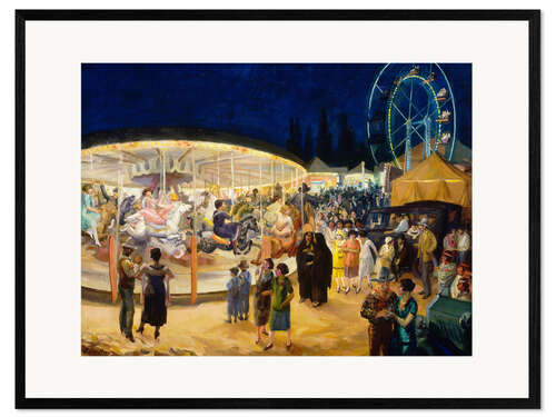 Plakat artystyczny premium w ramie Carnival, Santa Fe