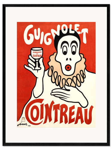 Impresión de arte enmarcada Guignolet, Cointreau