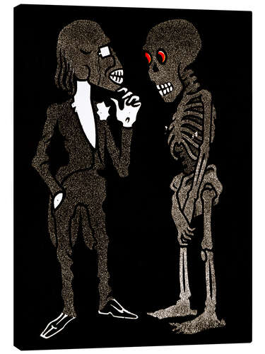 Lienzo A Carrion Two skeletons