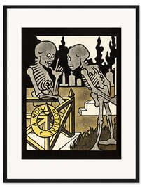 Gerahmter Kunstdruck Die Auferstehung der Hellen