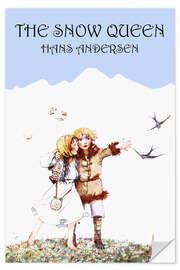 Selvklebende plakat The Snow Queen