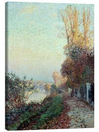 Canvas print Along the river