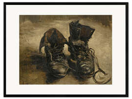 Stampa artistica con cornice Shoes, 1886