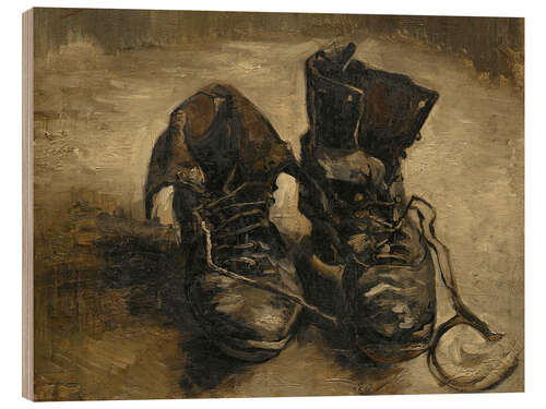 Hout print Shoes, 1886