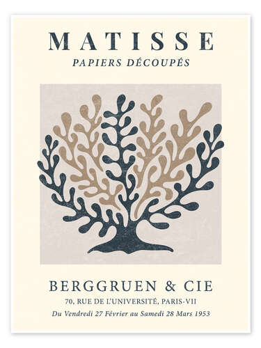 Poster Matisse Berggruen & cie