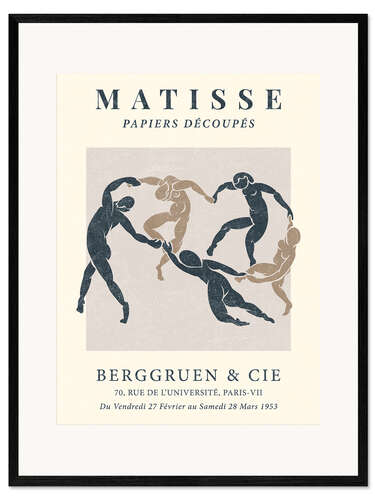Ingelijste kunstdruk Matisse Berggruen & cie