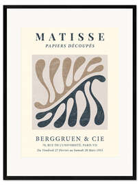 Ingelijste kunstdruk Cut Outs - Berggruen &amp; Cie