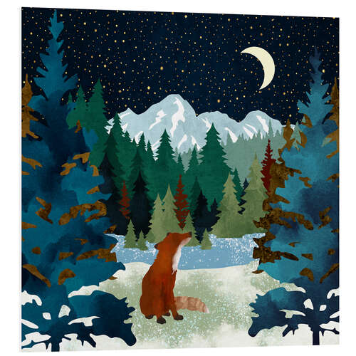 Tableau en PVC Winter Fox