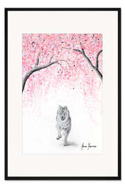 Gerahmter Kunstdruck Der Blütenwolf