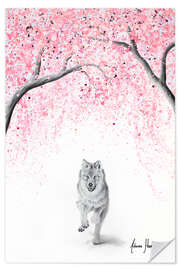 Wall sticker The Blossom Wolf