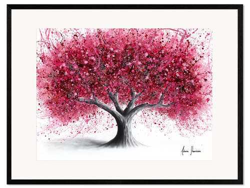 Stampa artistica con cornice Raspberry Blush Tree