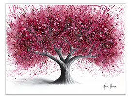 Póster  Raspberry Blush Tree - Ashvin Harrison