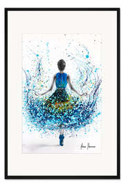 Gerahmter Kunstdruck Diamond River-Ballerina