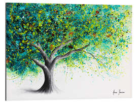 Magnettafel Mondschein-Lagunenbaum