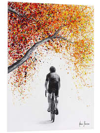 Stampa su PVC Cycling in the golden autumn