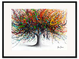 Gerahmter Kunstdruck Festival-Aromabaum