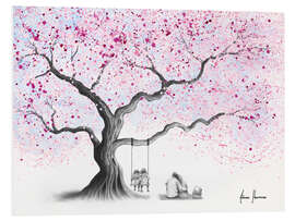 Foam board print Family and the Blossom Tree