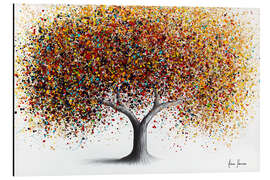 Magnettafel Prachtvoller goldener Baum