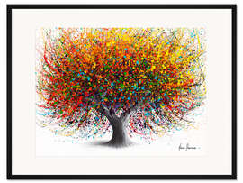 Gerahmter Kunstdruck Baum der Festlichkeit