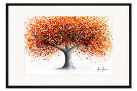 Gerahmter Kunstdruck Orangefarbener Jaffa-Baum