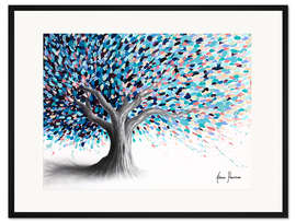 Gerahmter Kunstdruck Opal-Odyssee-Baum