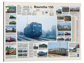 Magnettafel Eisenbahnen - Baureihe 150