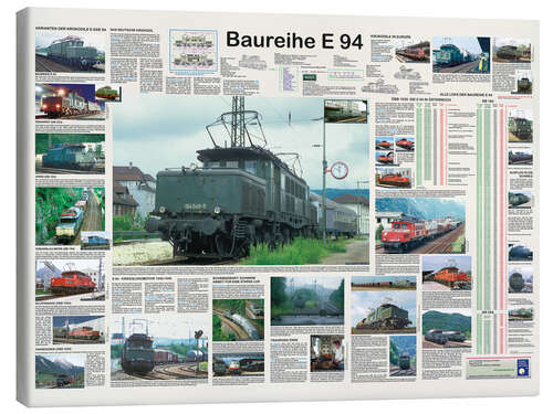 Canvas print Railways - Class E 94 (German)