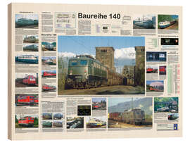 Holzbild Eisenbahnen - Baureihe 140