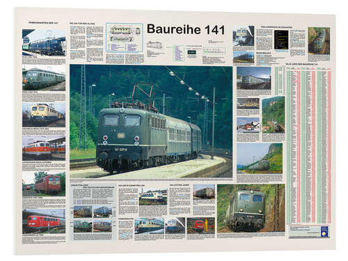 Quadro em PVC Railways - Class 141 (German)