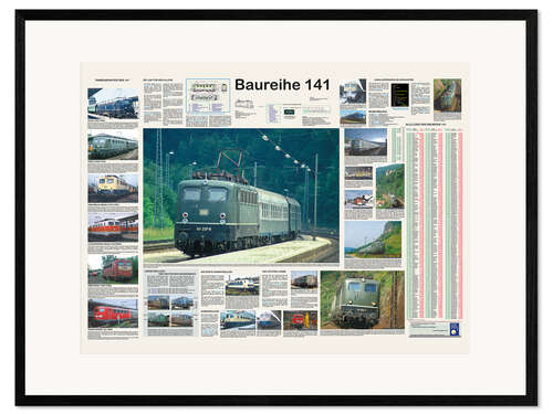 Framed art print Railways - Class 141 (German)