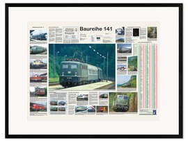 Framed art print Railways - Class 141 (German)