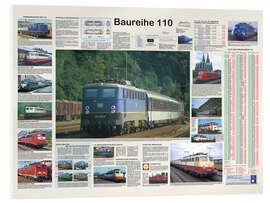 Acrylic print Railways - Class 110 (German)