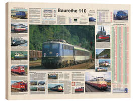 Holzbild Eisenbahnen - Baureihe 110