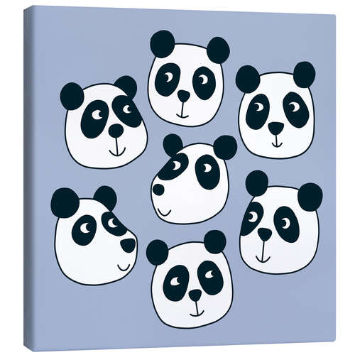 Canvas print Particularly Pleasant Panda Bears