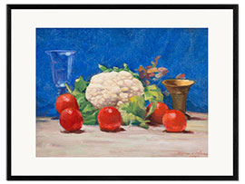 Impresión de arte enmarcada Still life