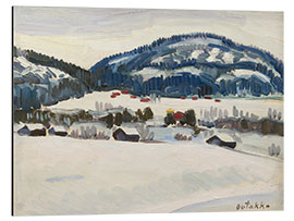 Tableau en aluminium Winter landscape in the north