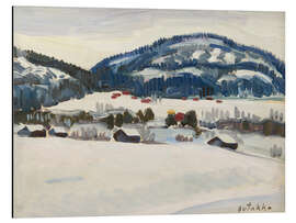 Magnettafel Winterlandschaft im Norden