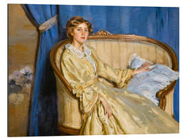 Magnettafel Blau und Gold