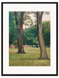 Impressão artística com moldura Park in Paris